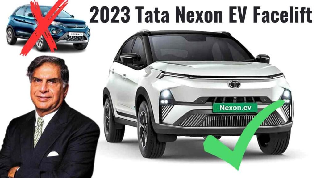 Revolutionary Reveal: Tata's Game-Changing 2023 Nexon EV Facelift Unveiled!