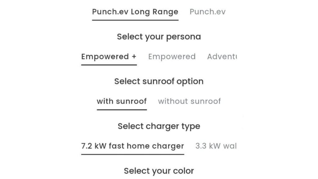 how to book tata punch ev
